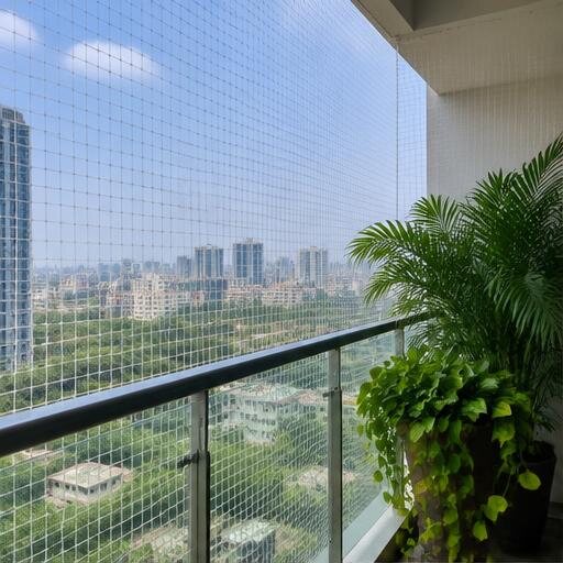 Balcony safety nets: Keep children, pets, and your family safer with professionally installed balcony safety nets.